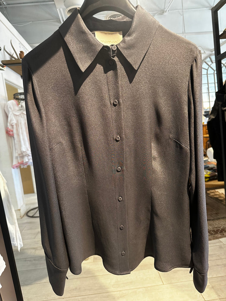 Momoni Origa Shirt in Grigio Lapis