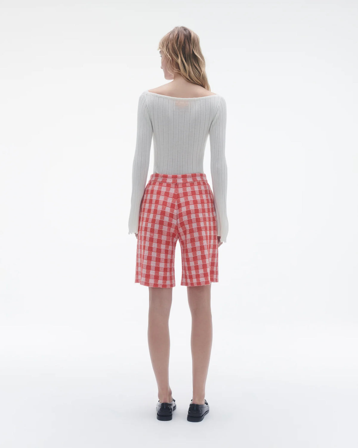 Gingham Bermuda Short in Cherry Combo