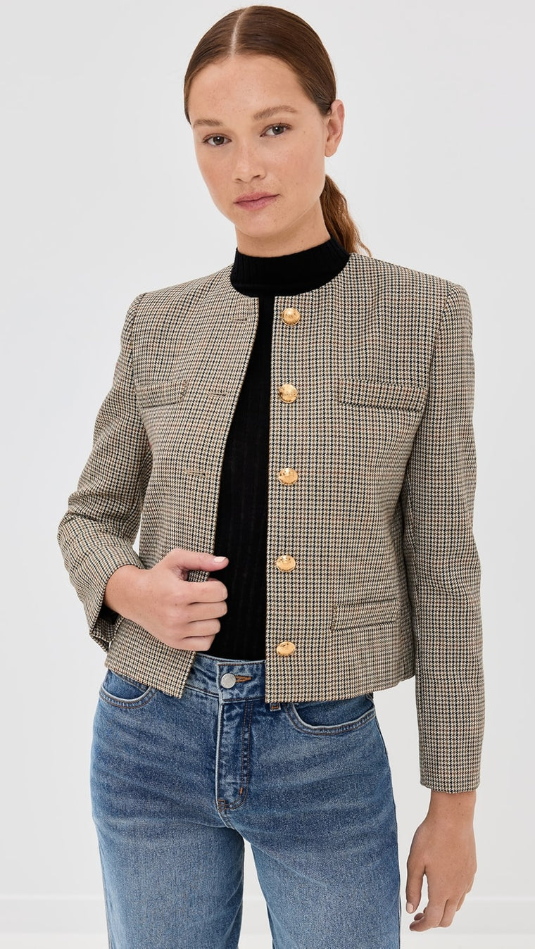 Sloane Jacket in Hunter Check