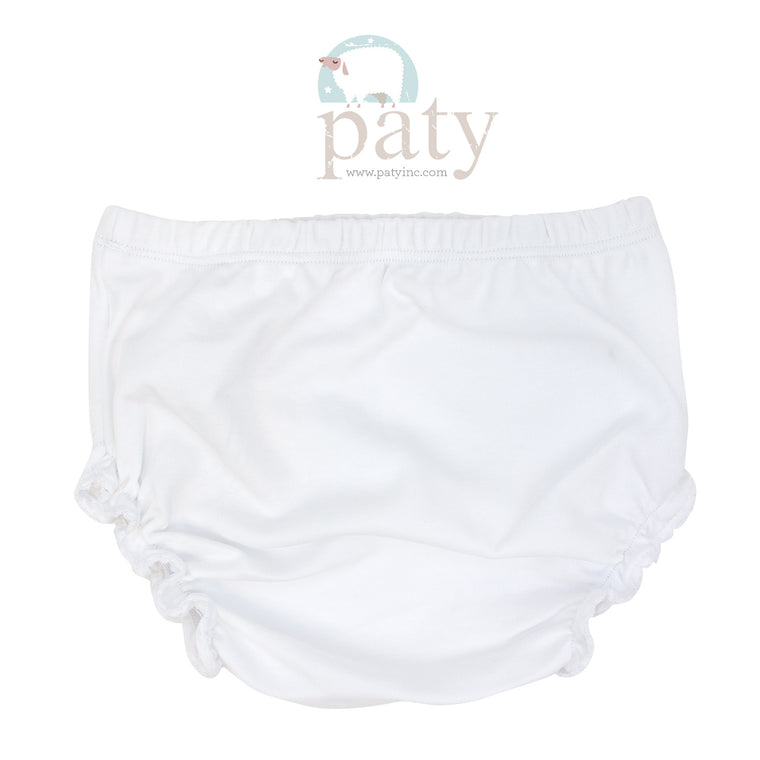 Pima Diaper Cover in White