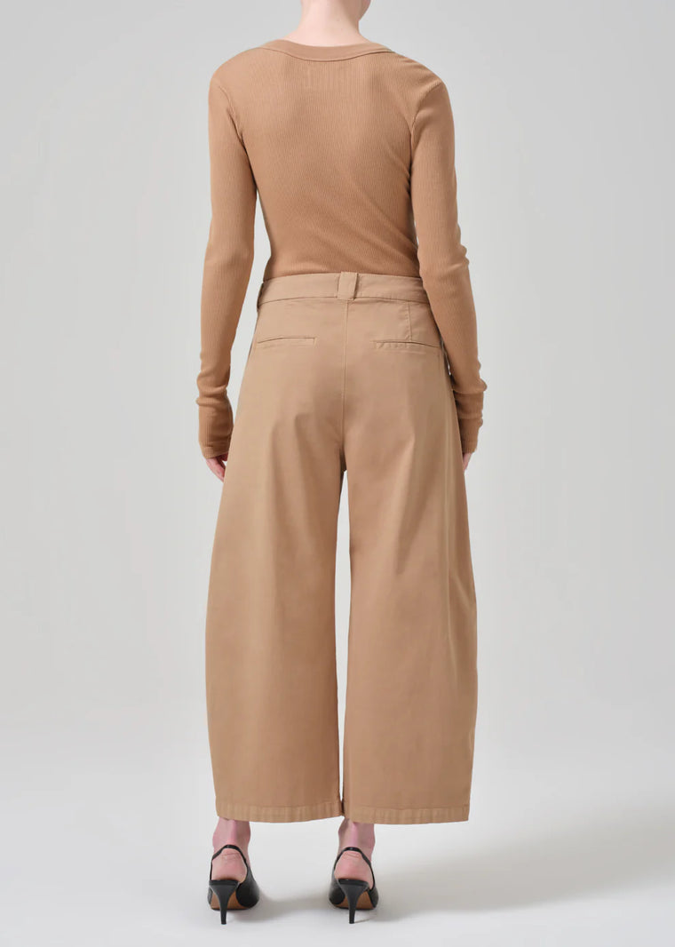 Citizens of Humanity Cara Cropped Pleated Trouser