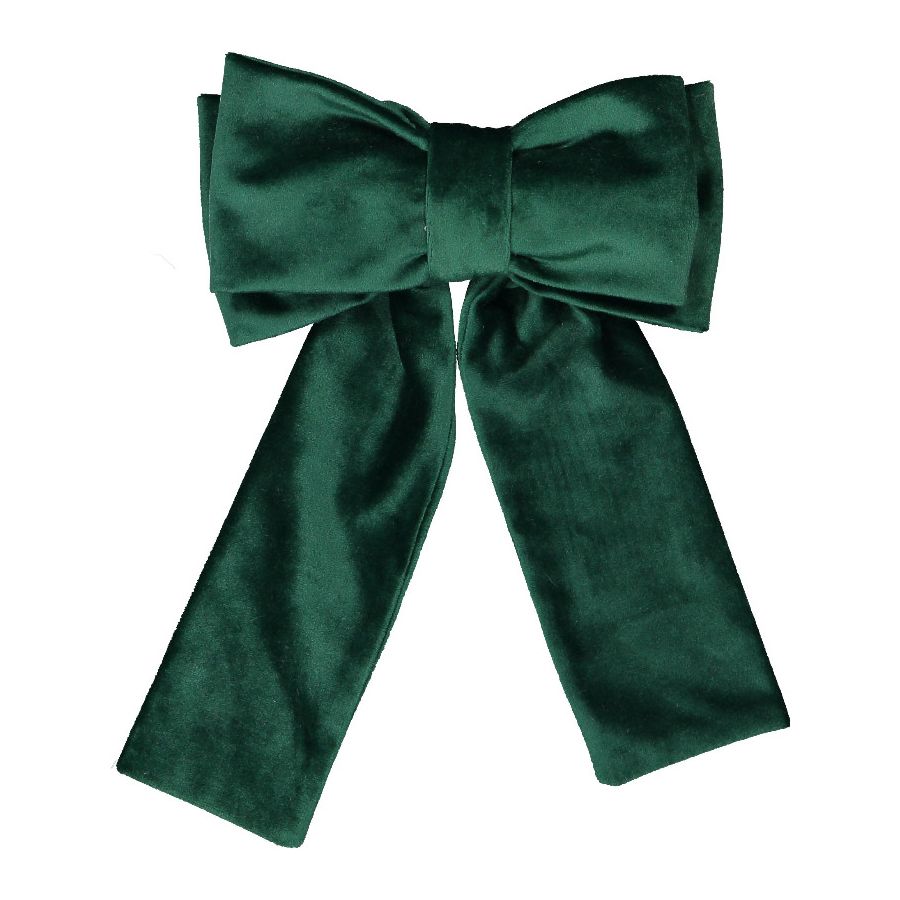 Emerald Green Velvet Big Hair Clip