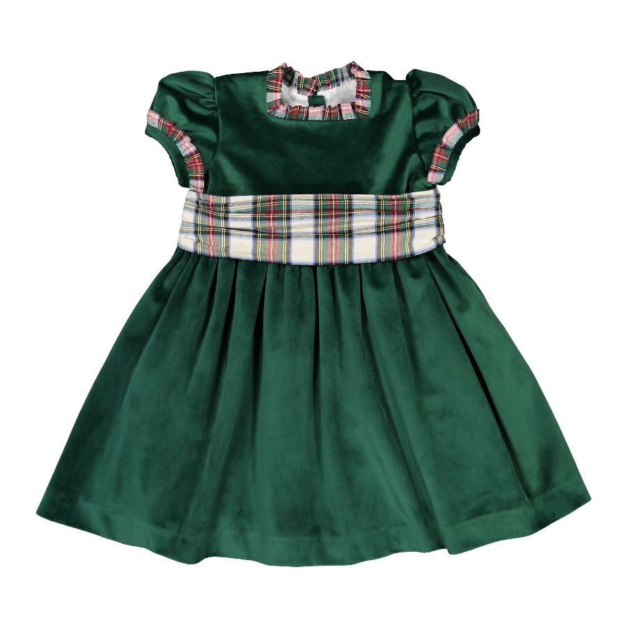 Emerald Green Velvet Dress