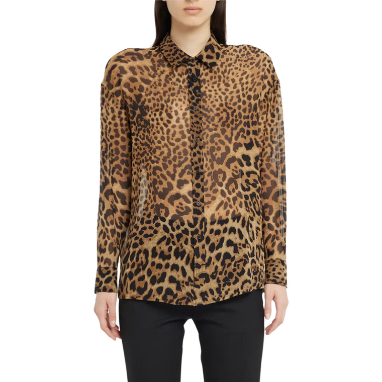 Mathys Shirt in Brown Leopard