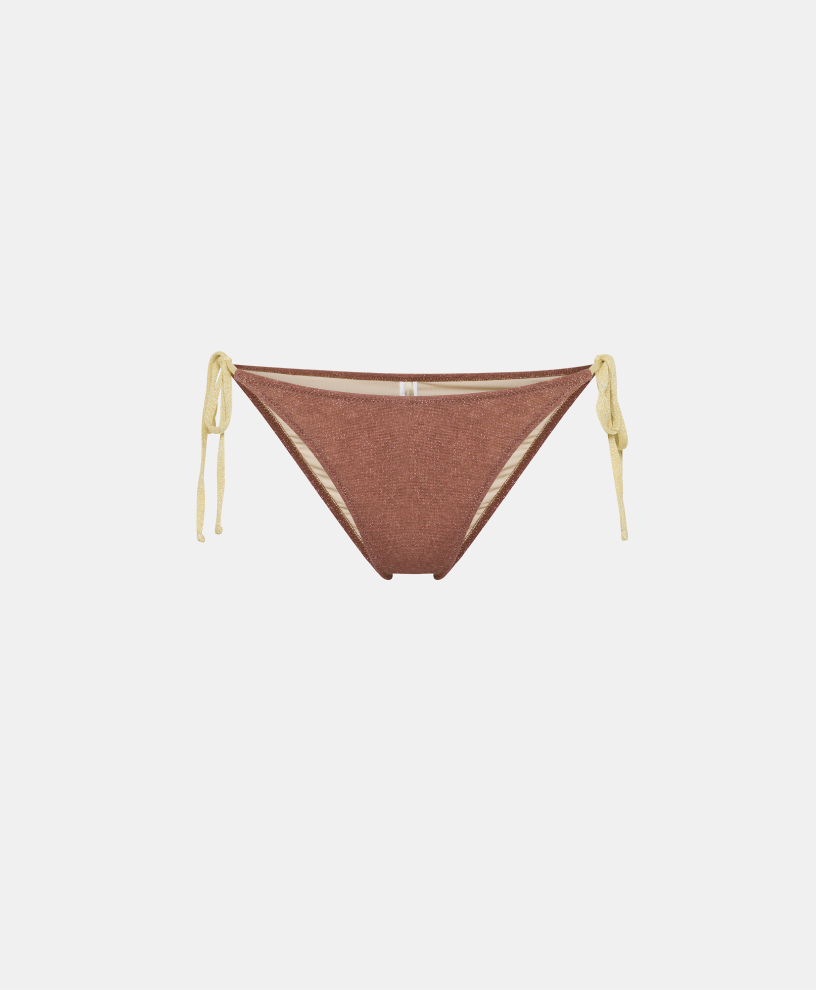 Malene Bikini Bottom in Terracotta/Acido