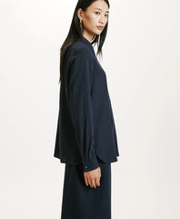 Momoni Sadao Shirt in Chalkstripe Wool Twill