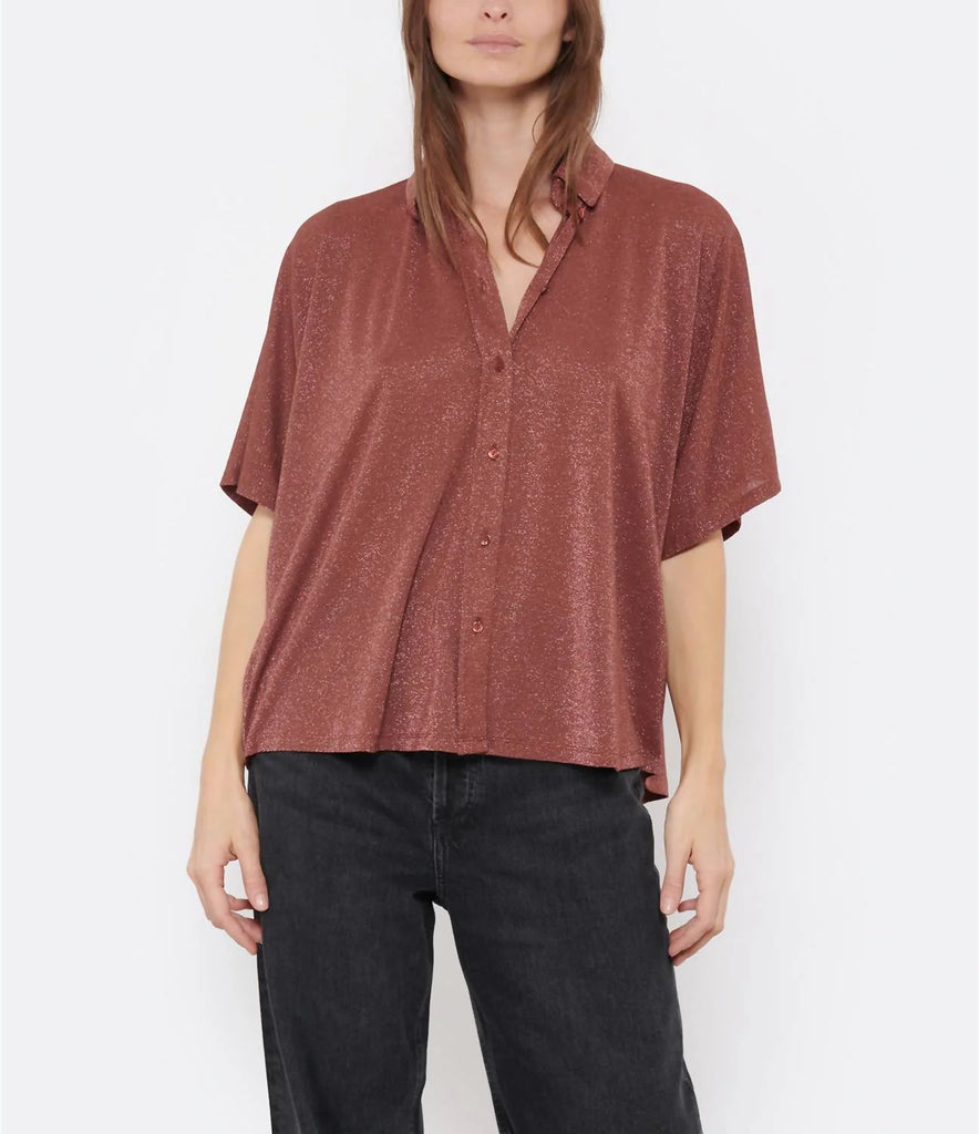 Brooklyn Shirt in Terracotta