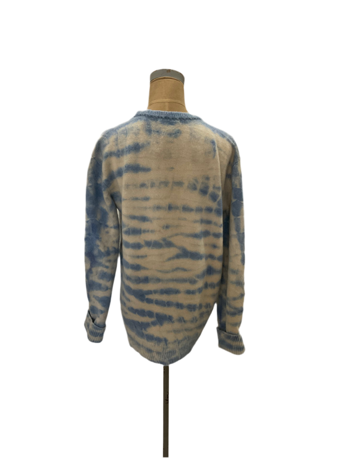 Swirl Tie Dye Sweater in Blue