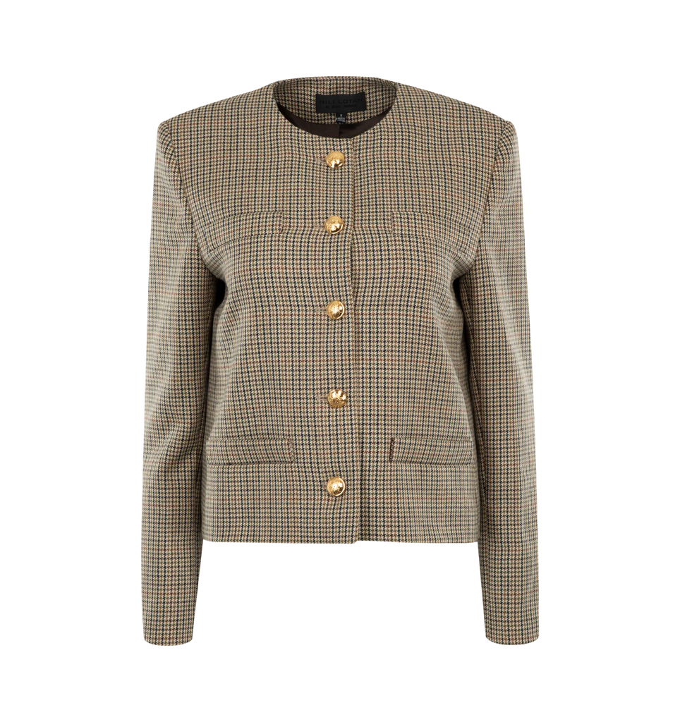 Sloane Jacket in Hunter Check