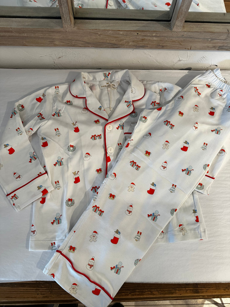 *Exclusive* Full Stocking Boy Pajama Set