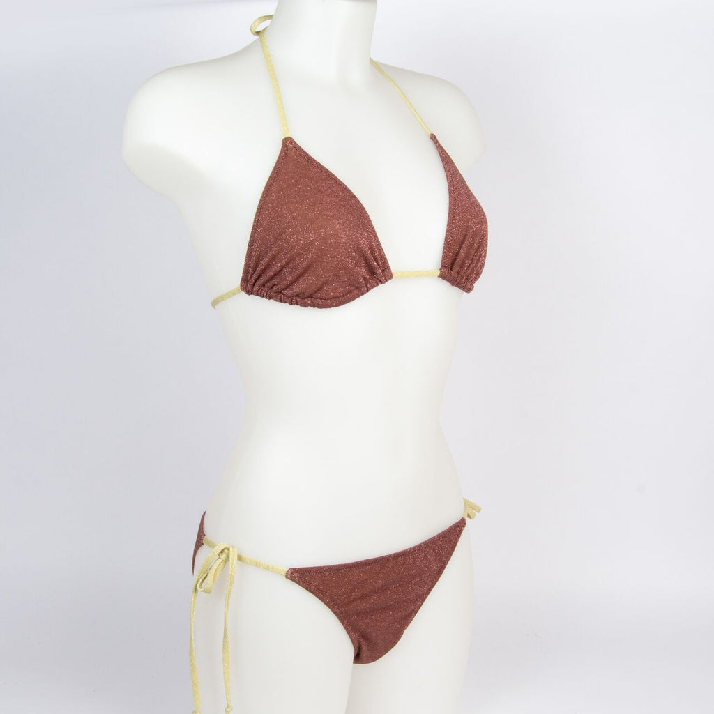 Malene Bikini Bottom in Terracotta/Acido