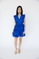 Lilith Dress in Cobalt