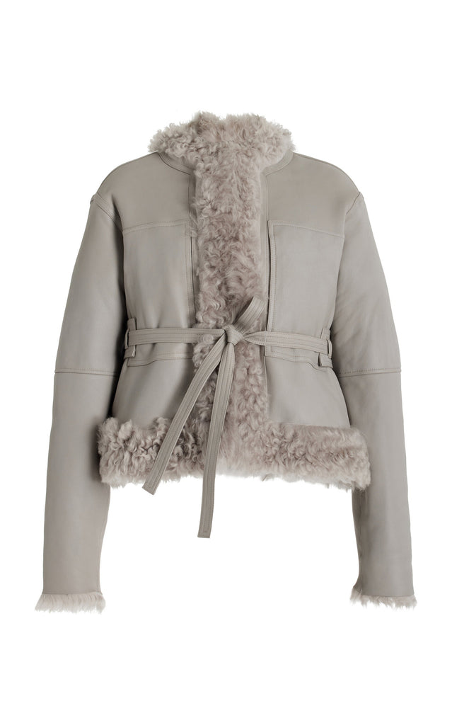 Yulia Reversible Shearling-Leather Jacket