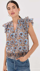 Fleur Top in Caspia