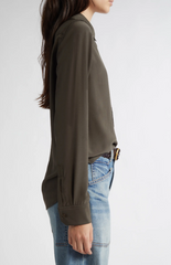 Gaia Slim Shirt in Loden