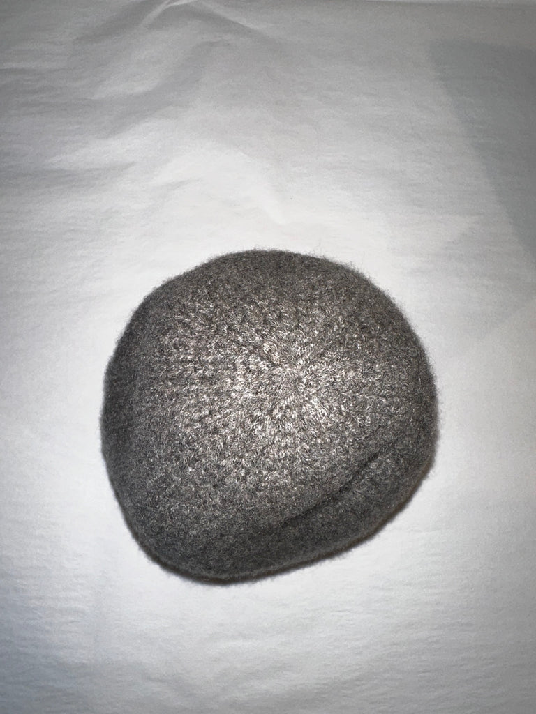 stella pure cashmere beanie in grey