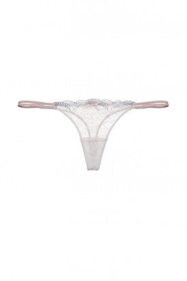 Cassandra String Thong in Moonbeam