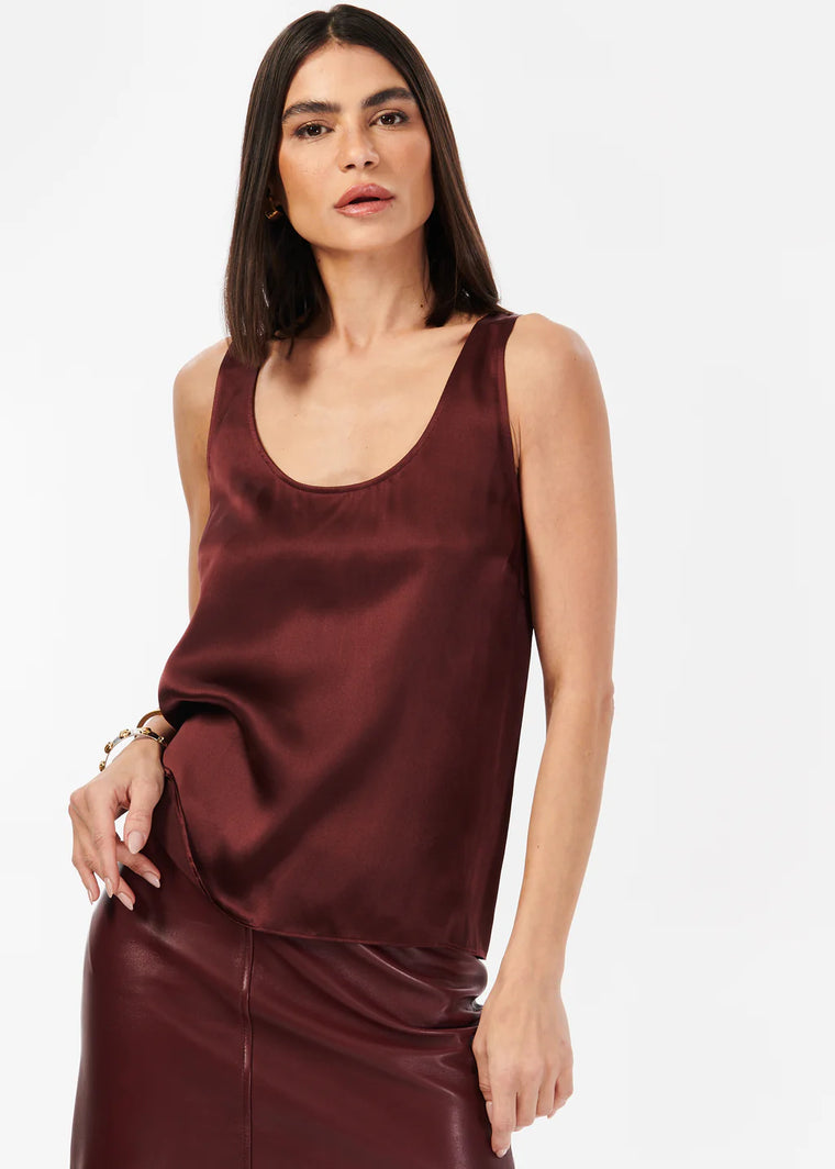 Nilou Camisole in Cranberry