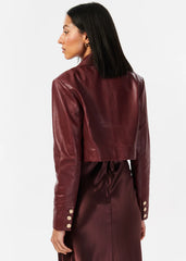 Genuine Leather Cropped Jacket(s)