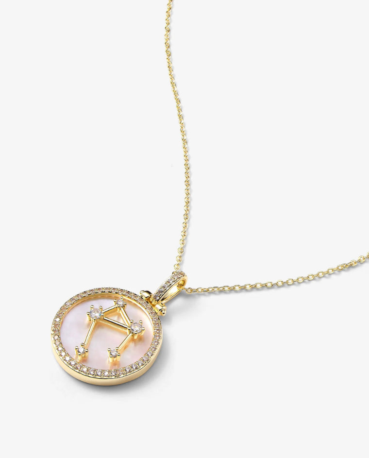 Zodiac Constellation Necklace(s) in Gold