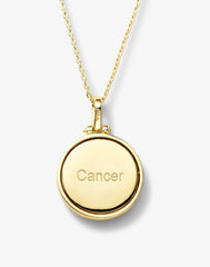 Zodiac Constellation Necklace in Gold