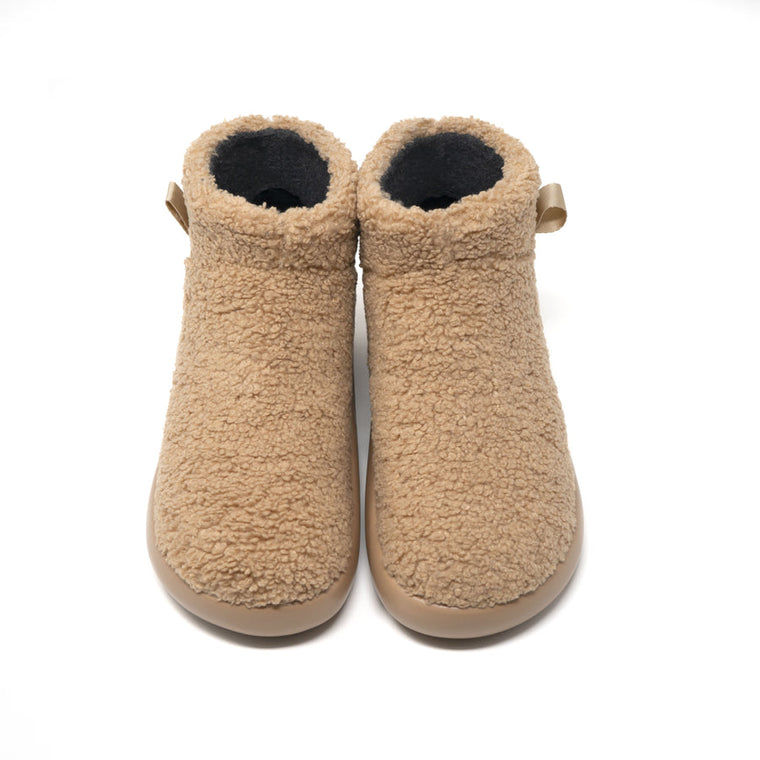 Fuzzy Magic Moon Bootie is Beige