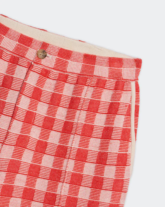 Gingham Bermuda Short in Cherry Combo