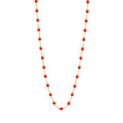 Gigi Classic Necklace 16.5” in Coral