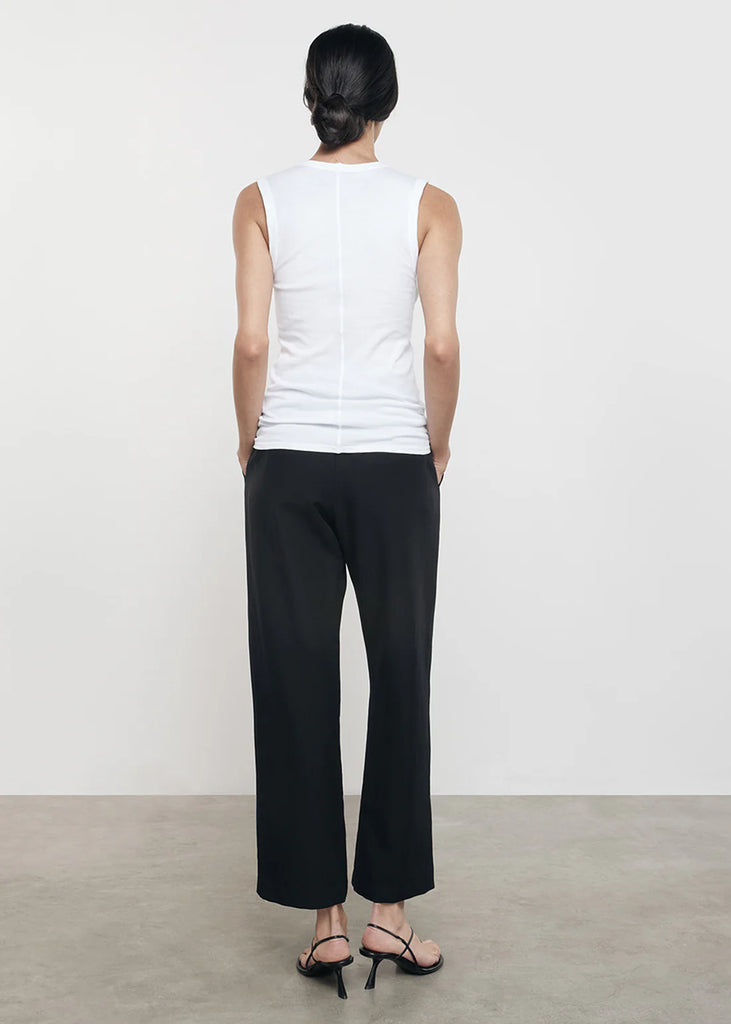 Essential Sleeveless U in White