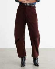 Nili Lotan Shon Corduroy Pant in Oxblood