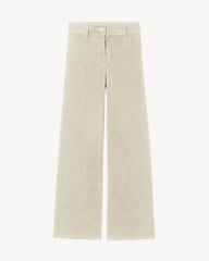 Nili Lotan Megan Corduroy Pant in Stone