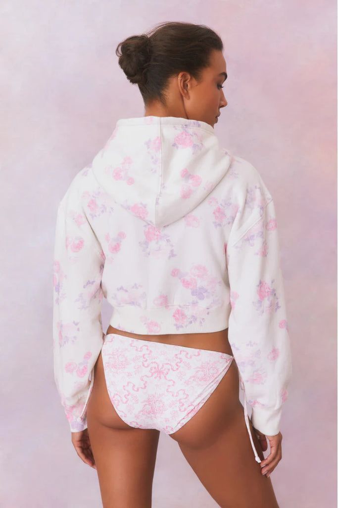 Love Shack Fancy Pierra Crop Hoodie