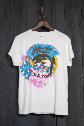 Fleetwood Mac Tour Crew Tee in White