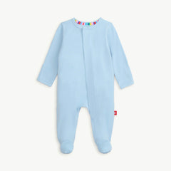 Magnetic Me Baby Blue Modal Footie