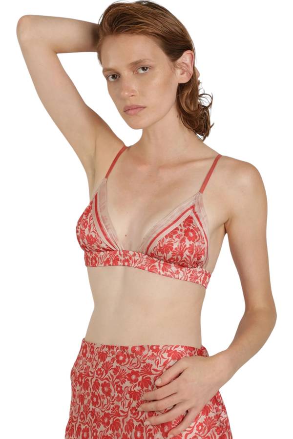 Nitzan Bra in Red Print