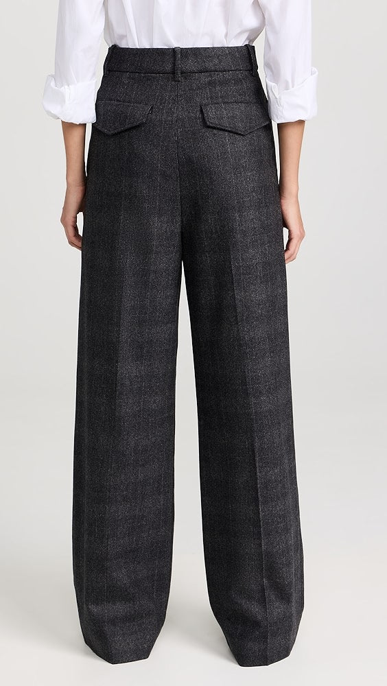 Johan Pant in Charcoal Plaid