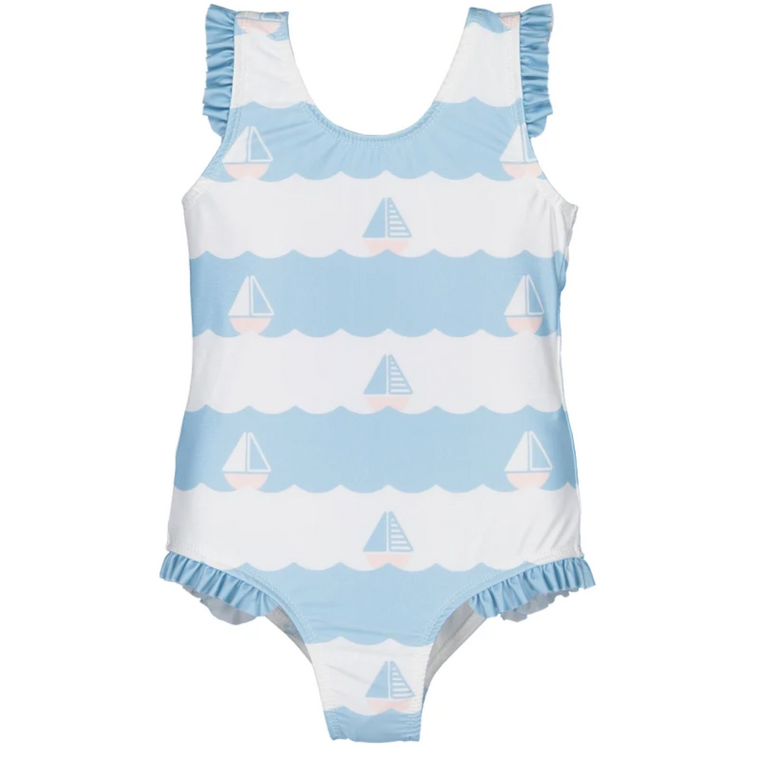 Sailboats Swimsuit One Piece