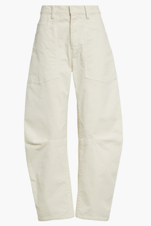 Nili Lotan Shon Corduroy Pant in Stone