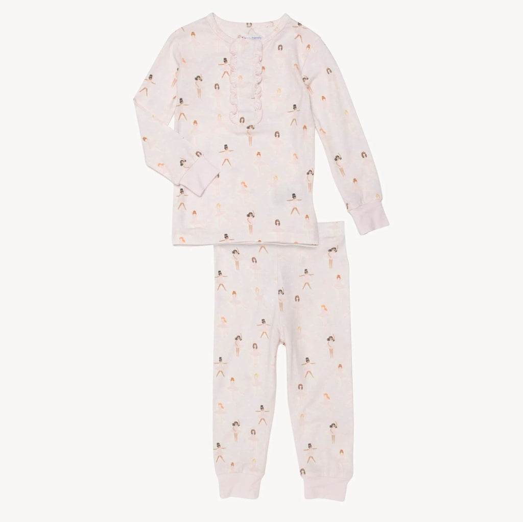 Tutu Twirls Modal Magnetic Pajama Long Sleeve Set