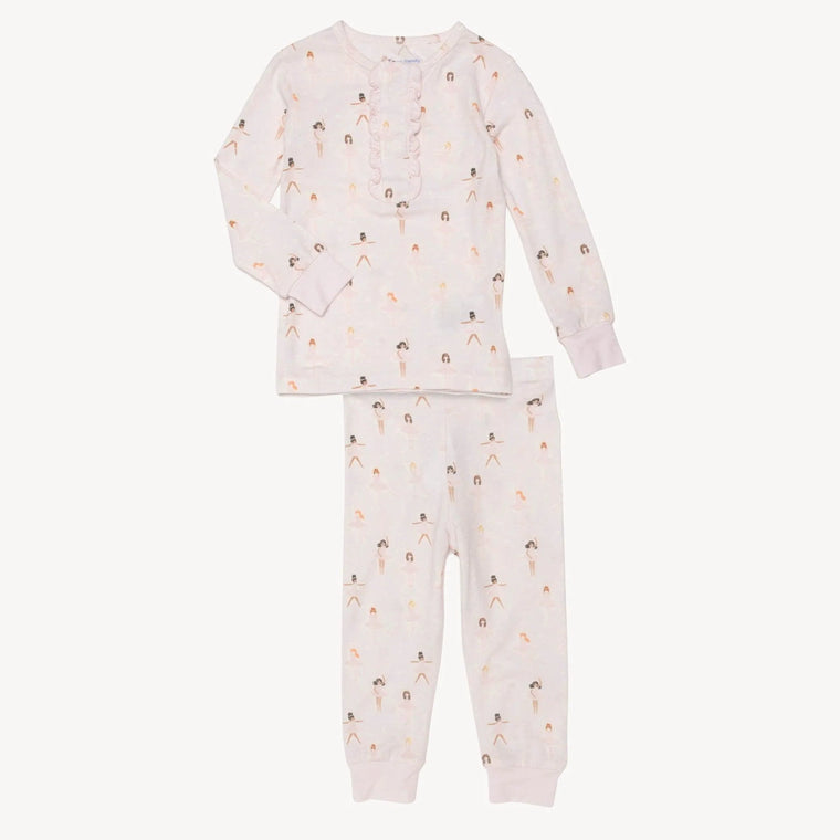 Tutu Twirls Modal Magnetic Pajama Long Sleeve Set