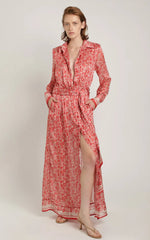 Yana Dress in Red Print