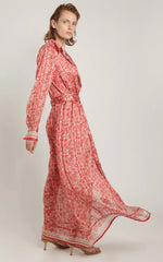 Yana Dress in Red Print